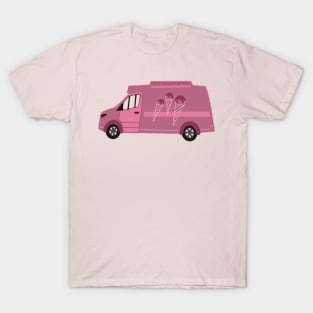 Pink Ice Cream Van T-Shirt